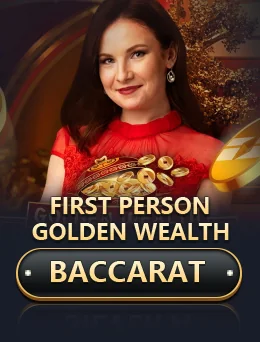 First Person Golden Wealth Baccarat by Evolution - Baccarat cover image