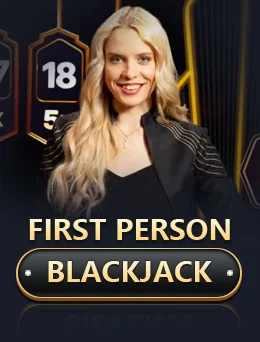 First Person Blackjack by Evolution - Blackjack cover image