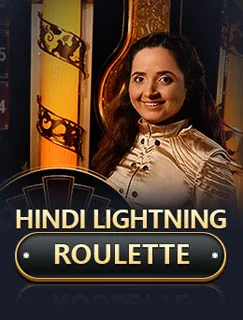 Hindi Lightning Roulette by Evolution - Roulette cover image