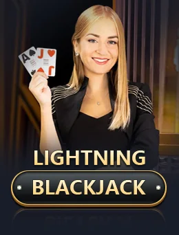 Lightning Blackjack by Evolution - Blackjack cover image