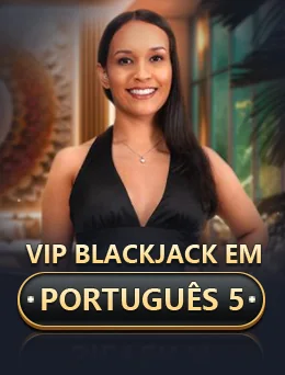 Vip Blackjack Em Português 5 by Evolution - Blackjack cover image