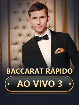Baccarat Rápido Ao Vivo 3 by Evolution - Baccarat cover image