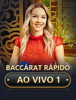 Baccarat Rápido Ao Vivo 1 by Evolution - Baccarat cover image