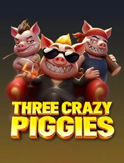 Three Crazy Piggies by PG SOFT - Arcade games cover image